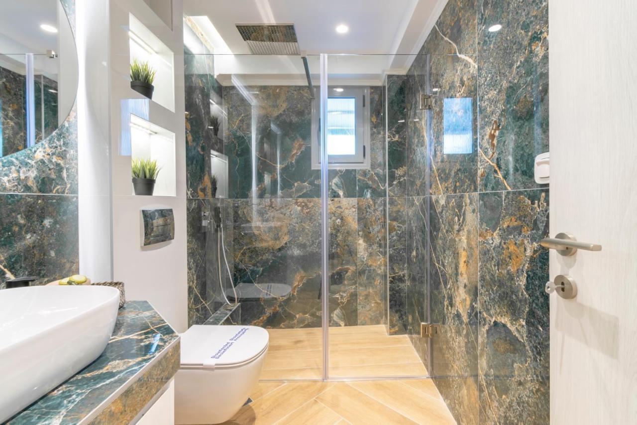 Sithoniars Luxury Ground Floor Apartment With Private Garden Neos Marmaras Exteriér fotografie
