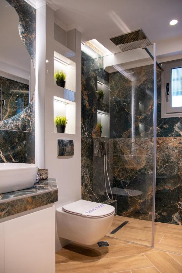 Sithoniars Luxury Ground Floor Apartment With Private Garden Neos Marmaras Exteriér fotografie