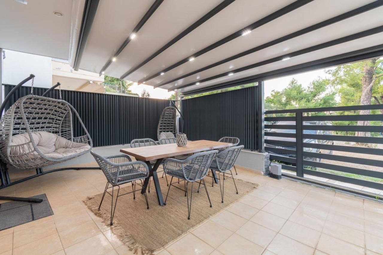 Sithoniars Luxury Ground Floor Apartment With Private Garden Neos Marmaras Exteriér fotografie