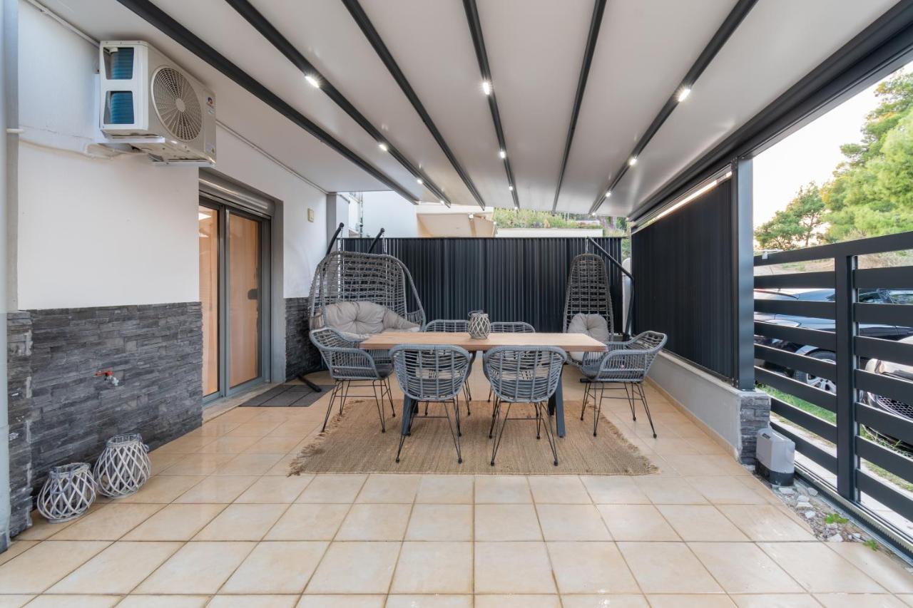 Sithoniars Luxury Ground Floor Apartment With Private Garden Neos Marmaras Exteriér fotografie