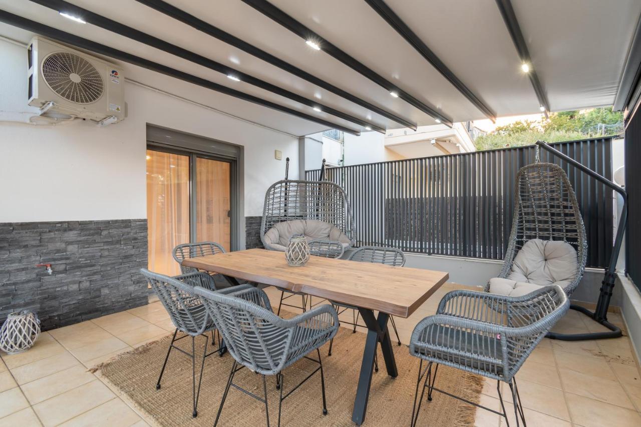 Sithoniars Luxury Ground Floor Apartment With Private Garden Neos Marmaras Exteriér fotografie